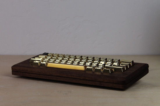 The keyboard in pretty thick by modern standards